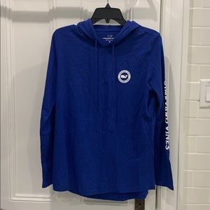 Vineyard Vines hooded long sleeve shirt